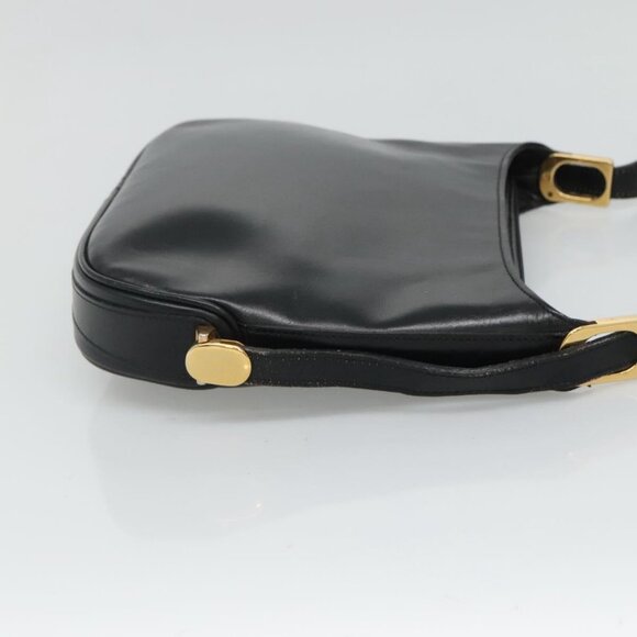 BALLY Shoulder Bag Leather Black Auth - Picture 5 of 16